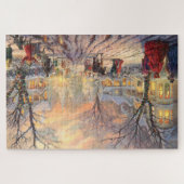 Een victoriaans Kerstmis Legpuzzel (Horizontaal)