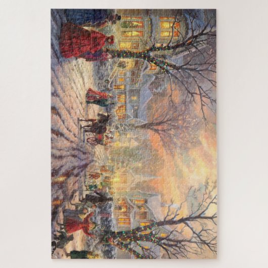 Een victoriaans Kerstmis Legpuzzel (Verticaal)