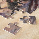 Een Victoriaans kerstpuzzel met kerstpuzzel Legpuzzel (Zijkant)