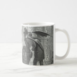 Een Victoriaans Kus/Gothic Winged Vampire Koffiemok