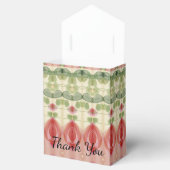 Een Victoriaans Patterned Wedding Favor Box Bedankdoosjes (Geopend)