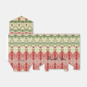 Een Victoriaans Patterned Wedding Favor Box Bedankdoosjes (Uitgevouwen)