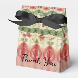 Een Victoriaans Patterned Wedding Favor Box Bedankdoosjes