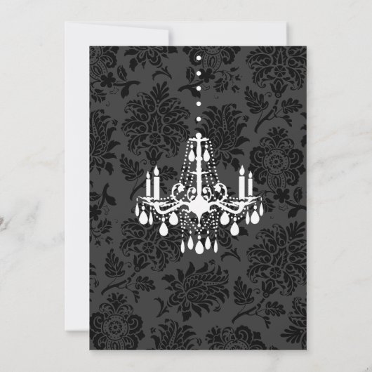 Een Victoriaans uitnodiging tot huwelijk 2 in Dama (Achterkant)