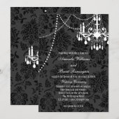 Een Victoriaans uitnodiging tot huwelijk 2 in Dama (Voorkant / Achterkant)