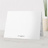 Een Victoriaans wintervrede: kerstgroeten Kaart (Achterkant)