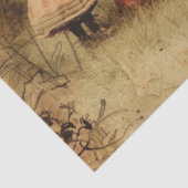 Een Victoriaanse Moederdag Ontwerp #7 Tissuepapier (Detail)