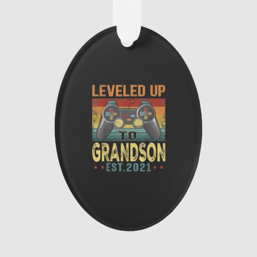 Een videogamer van maximaal Grandson 2021 Ornament (voorkant)