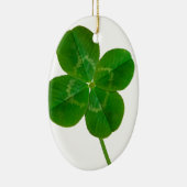 Een vier lederen klaver keramisch ornament (Rechts)