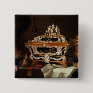 Een viering van de kunst van de Goldsmith Vierkante Button 5,1 Cm