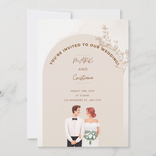 Een viering van de liefde kaart (Voorkant)