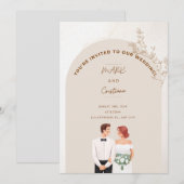 Een viering van de liefde kaart (Voorkant / Achterkant)