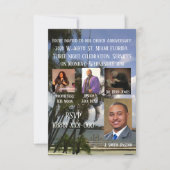 Een viering van een tropische kerk kaart (Voorkant)