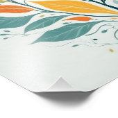 Een viering van Herfst gebladerte Foto Afdruk (Hoek)