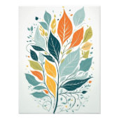 Een viering van Herfst gebladerte Foto Afdruk (Voorkant)