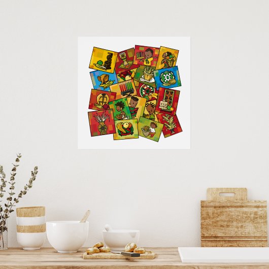 Een viering van Kwanzaa Poster (Keuken)
