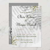 Een viering van liefde: bruiloft uitnodiging (Voorkant / Achterkant)