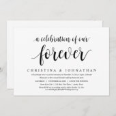 Een viering van onze eeuwenoude, weduwende opkomst kaart (Voorkant / Achterkant)