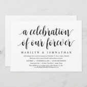 Een viering van onze eeuwenoude, weduwende opkomst kaart (Voorkant / Achterkant)