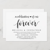 Een viering van onze eeuwenoude, weduwende opkomst kaart (Voorkant / Achterkant)