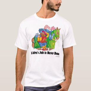 Een vierkant is nooit klaar. t-shirt