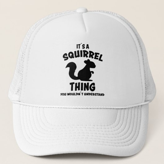 Een vierkant ontwerp, Silhouette Gezegde Cadeau Trucker Pet (Voorkant)