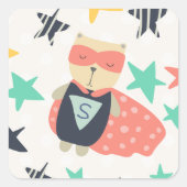 een vierkante sticker (Voorkant)