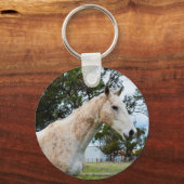 Een vies wit paard, sleutelhanger (Achterkant)