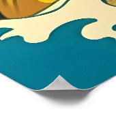 Een Vietnamees meisje in volle bloei Poster (Hoek)