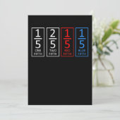 Eén vijfde Wiskunde docent wiskunde Wiskunde stude Bedankkaart (Staand voorkant)