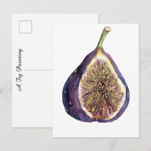 Een vijgen schilderij briefkaart