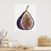 Een vijgen schilderij poster (Keuken)