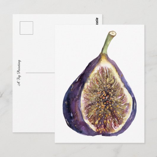 Een vijgenschilderij briefkaart (Voorkant / Achterkant)
