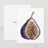 Een vijgenschilderij notitiekaartje (Voorkant / Achterkant)