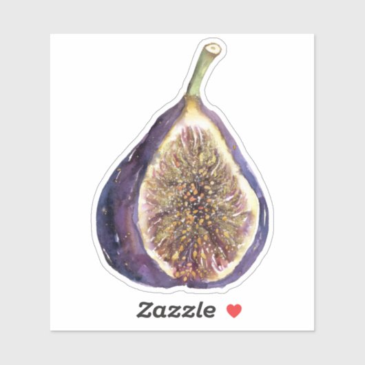 Een vijgenschilderij sticker (Vel)