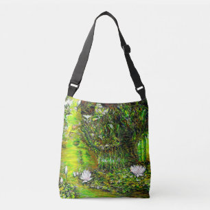 Een vijver met onzuivere gedachten crossbody tas