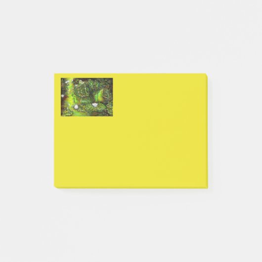 Een vijver met onzuivere gedachten post-it® notes (Voorkant)