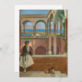 Een villa aan de Riviera | Sir John Lavery (Voorkant / Achterkant)