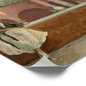 Een villa aan de Riviera | Sir John Lavery Poster (Hoek)