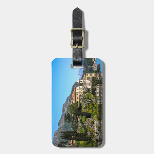 Een villa op het Comomeer, Italië Bagagelabel (Voorkant verticaal)