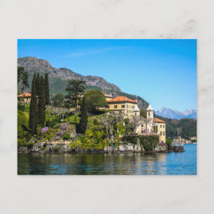 Een villa op het Comomeer, Italië - Briefkaart