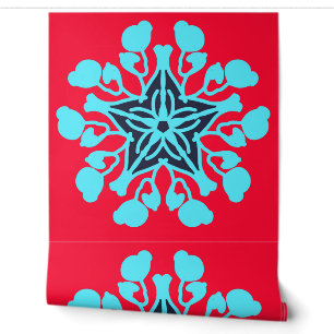 Een vintage bloemenbehang "Ratti_Creative_Arts" W Behang