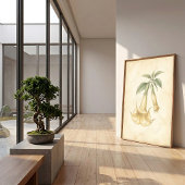 een Vintage Engelentrompet Botanische Print