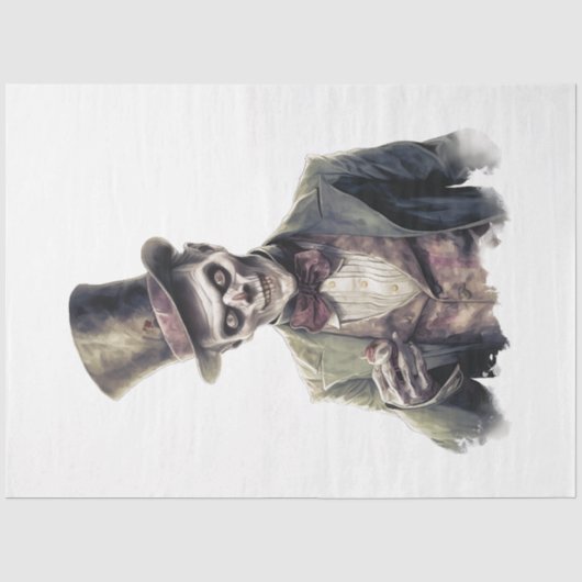 Een Vintage Halloween ontwerpcollectie 5 Tissuepapier (Voorkant)