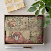 Een Vintage Kerst Serie Design 5 Tissuepapier (Geschenk)
