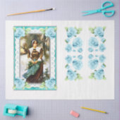 Een Vintage kerstserie design 10 Tissuepapier (Craft)