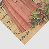 Een Vintage kerstserie Design 5 Tissuepapier (Detail)