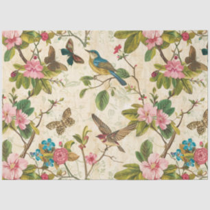 Een Vintage Lente Serie Ontwerp #1 Tissuepapier