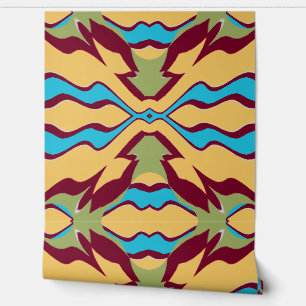 Een vintage multikleur "Ratti_Creative_Arts" behan Behang