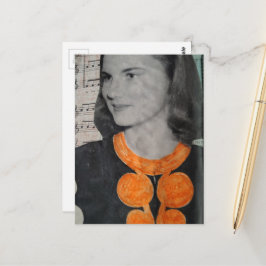 Een Vintage Schoonheidscollage Met Verborgen Boods Briefkaart